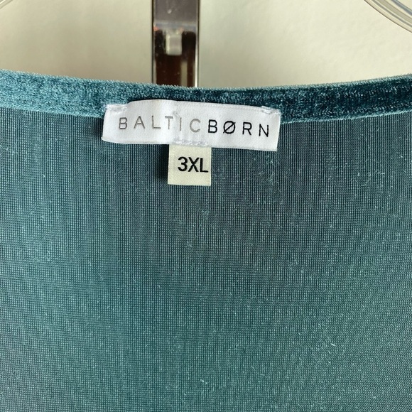 Baltic Born Maxi Wrap Dress Womens Size 3XL Meghan Velvet Persian Blue - Picture 7 of 9